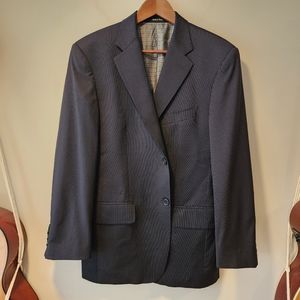 Alesso Navy Pinstripe Blazer Super 130s